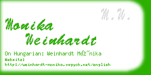 monika weinhardt business card